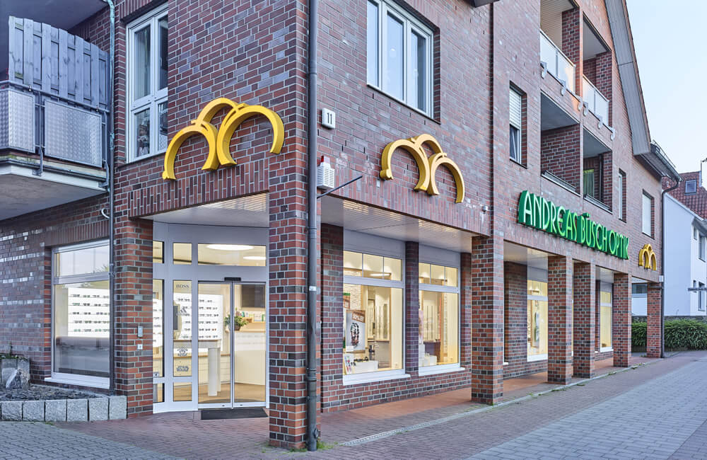 Außenansicht unseres Geschäfts in Harsefeld