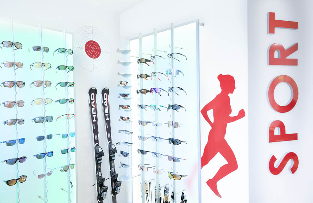 Motiv mit Sportbillen